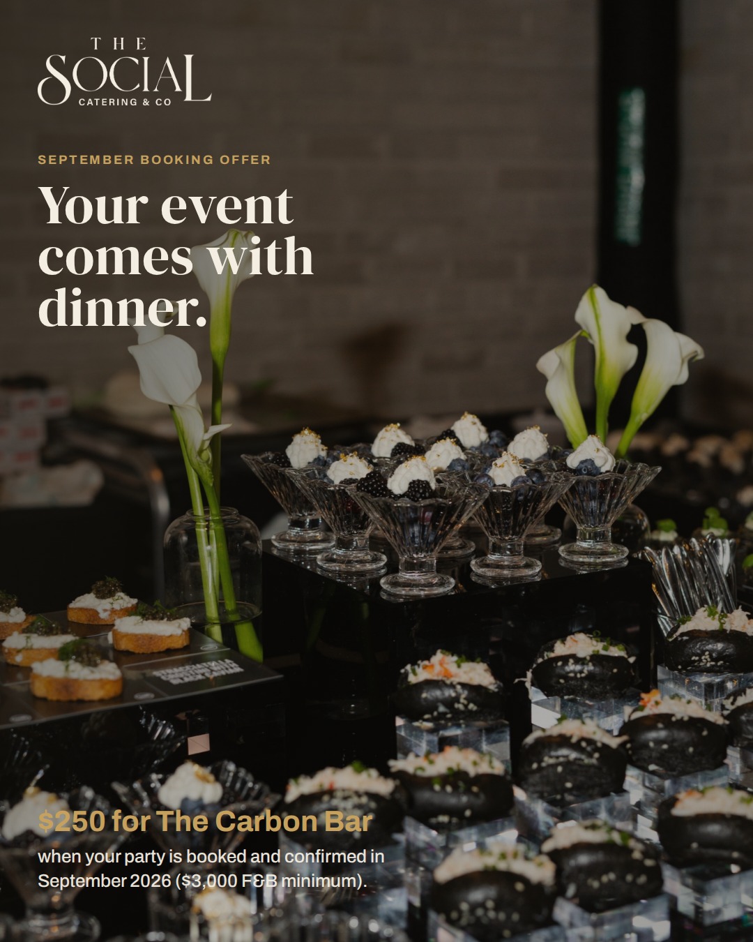 Comes with dinner Meta ad creative